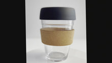 Load and play video in Gallery viewer, Coffee Mug with Laser Engraved Cork band
