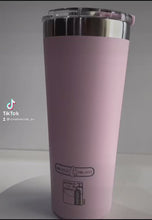 Load and play video in Gallery viewer, Personalised XL Double Wall Smoothie Tumbler
